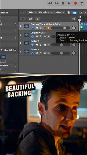 How to make PERFECT Guitar Backing Tracks (INSTANT) #shorts