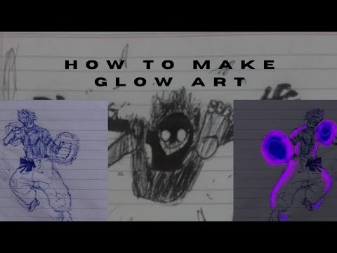 How to Make Glow Art | Easy Step by Step Tutorial”