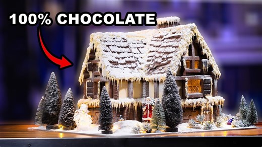 Building a 100% chocolate cottage