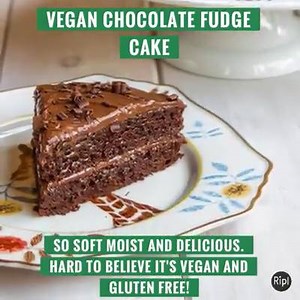 This cake is so amazing! Somebody bake it and invite me over. I'll bring the plant milk :) Recipe at this link ---->> http://veryveganrecipes.com/vegan-chocolate-fudge-cake/ | Vegan Addict