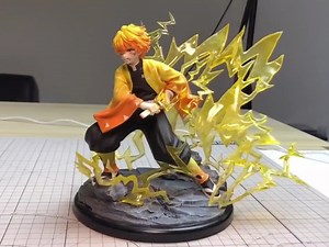 1.5K views · 44 reactions | Zenitsu Agatsuma Demon slayer - Clay Art Tutorial | DEEPFLAME | Facebook