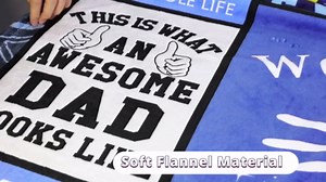 Dads Fathers Day Birthday Gifts Ideas - Dads Gifts from Daughter Son - Christmas Valentines Day Birthday Presents for Dad - Presents for Father Who Wants Nothing - Best Dad Ever Blanket 50"x60"