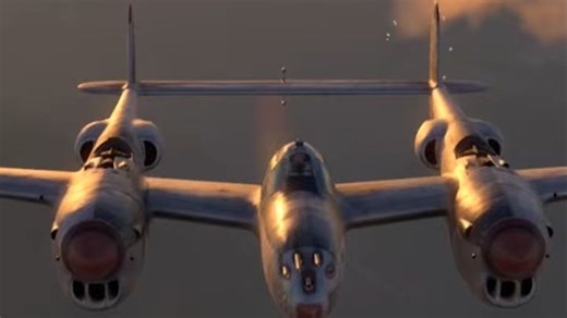 近距离观察 P-38“闪电”中队，包括 Bong 少校的 P-38J