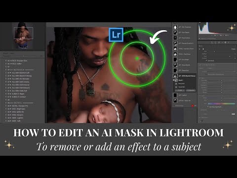 Lightroom Tutorial: How to edit AI masks to remove or add the effect to one person