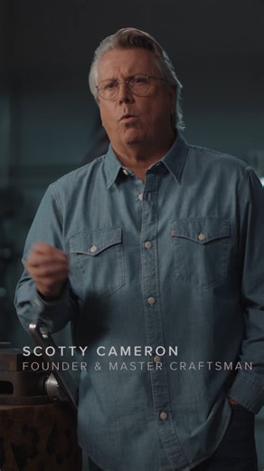 The link between sound and feel. Learn more about Studio Style's new chain-link face milling technology: https://www.scottycameron.com/studio-style/ | Scotty Cameron