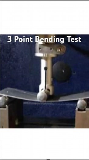 3 point bending test analysis in Ansys #ansys #finiteelementanalysis #bending #3point
