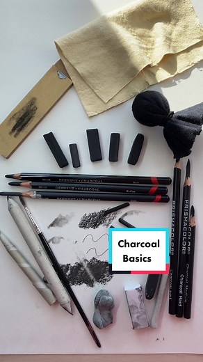 Ancient Art Medium: Charcoal Drawing Tutorial