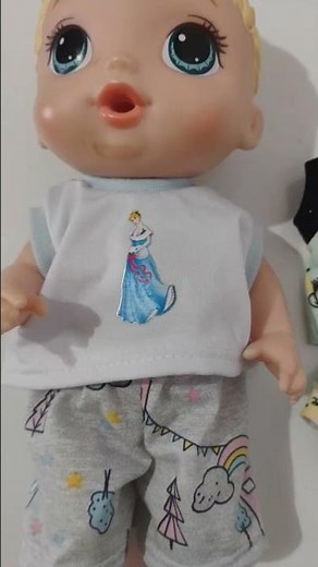 pijaminha para boneca baby alive #amobonecas #littledolls