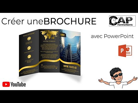 Brochure 3 volet avec PowerPoint
