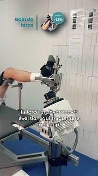 Entorse de cheville : la rééducation avec HUBER 360® Evolution qui change tout !