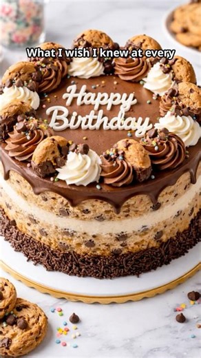 Chocolate Chip Birthday Cake Recipe in a 60 Seconds Easy Guide! #shorts #easyrecipes #recipe #diy