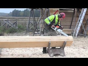 Log building: A tri level scribing -technique