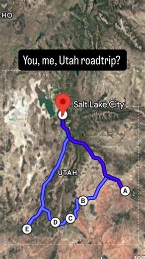 Jordan Snyder / Photography, Outdoors Adventures on Instagram: "Save these epic locations to plan the best road trip in 2026! Follow @jorsny for more daily travel inspiration! This route is from Salt Lake City but could easily do it in reverse and start in Las Vegas if you’re flying into an airport. A. Moab -Arches National Park -Delicate Arch -The Windows -Canyon Lands National Park -Shaffer Road -Mesa Arch -Dead Horse State Park B. Hanksville -Capital Reef National Park -Moonscape overlook -Te