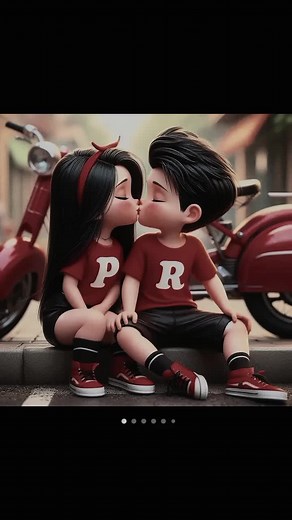 Efek Animasi Kartun 3D untuk Pasangan di TikTok