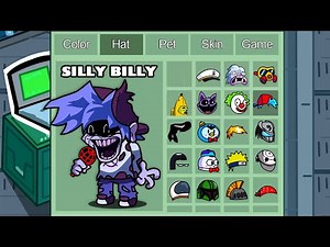 Silly billy (FNF) in Among Us ◉ funny animation - 1000 iQ impostor