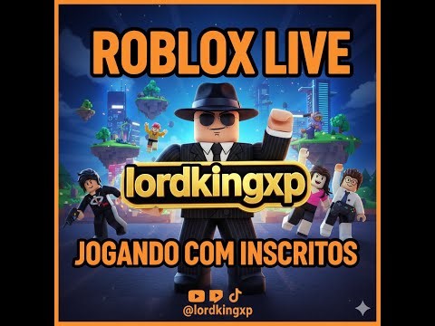 LIVE DE ROBLOX - JOGANDO COM INSCRITOS