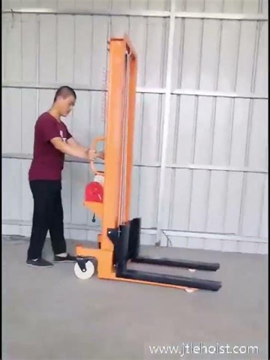 # electric hydraulic stacker #manualhoist #automobile #machine