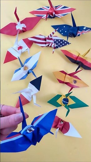 Handmade Samurai Blue origami crane ✨ #JapanNationalSoccerTeam #ThankYouForTheMemories #Origami