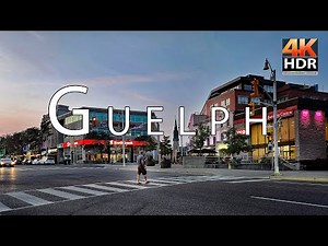 ✨Guelph Ontario: An Enchanting Blue Hour Walking Tour Of Downtown [4K HDR]