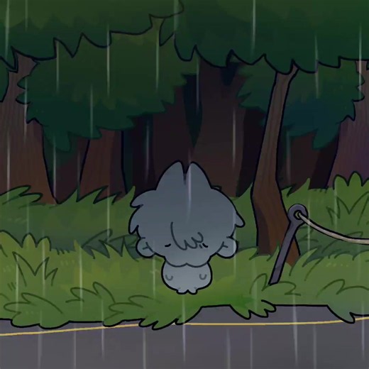 비 #자캐 #oc #rain | guy i'm so trap i have no umbrella