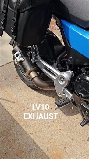 GROM LEO VINCE CARBON EXHAUST LV-10 #hondagrom