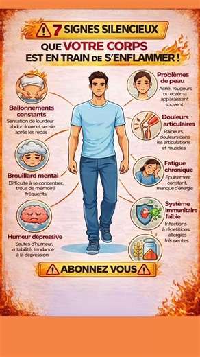 🔥 Votre Corps Brûle en Silence… 7 Signes Qui Ne Trompent Pas !
