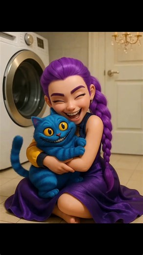 21 reactions | Blue Cat Pet got Stuck in the Washing machine by accident | Kipper | Facebook