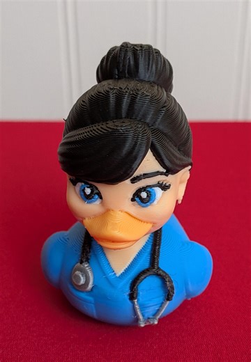Nurse Duck – 3D Printed Figurine | Medical Worker Gift | Healthcare Decor | Doctor Appreciation - Etsy