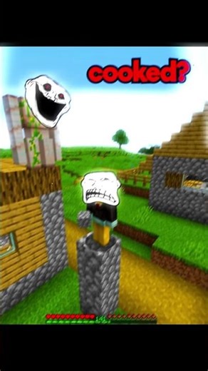 COOKED🤣TORLL FACE ☠️MINDCARFT #viral #tranding #shortviral #short#gaming