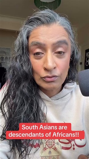 She just found out that South Asians came from Africa. We black people have known this for a while. When you look at the phenotypes of South Asians, many of them look very African. The first people to migrate and live In South Asia were African. Much has been done to debunk and change this history but new studies and DNA testing are starting to paint a clearer picture.   As a taster to what is to come I just wanted to give you a visual of the oldest tribe in India. #india #africa #historytime #g