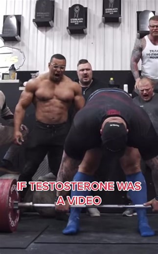 Larry Wheels Deadlift with Motivational Gym Workout