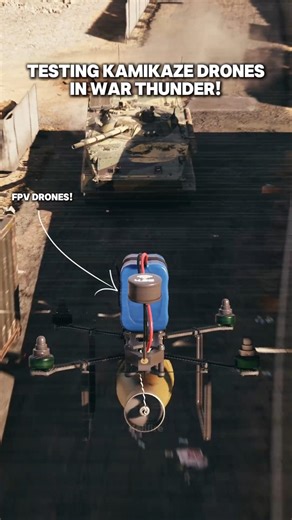 How good are Kamikaze Drones in War Thunder?😳 #warthunder