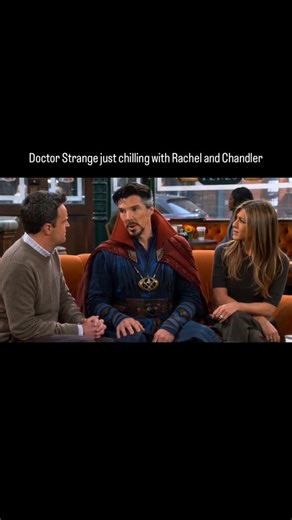 Script Bender | When Doctor Strange accidentally portals into Central Perk and starts giving relationship advice 🌀☕️ Long Description: Imagine walking... | Instagram