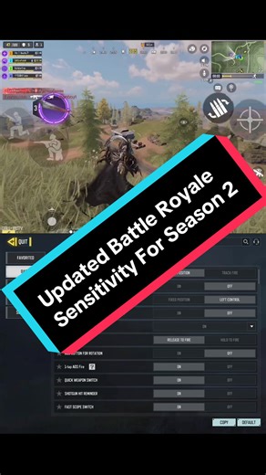 Battle Royale Updated Sensitivity @Call of Duty: Mobile Call of duty mobile update Battle Royale sensitivity Cod mobile updates #codmobile #codmobileclips #codm #codmobiletips #tiktokparter