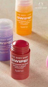 Hydrating lip balms for a smile that brightens up everyone's day! Our Swipe It Moisturising Lip Balms are formulated with handcrafted shea butter sourced from Ghana via community fair trade and hydrate your lips in just one swipe, while adding a natural pop of colour to them. 💋Non-sticky formula 💋Suits sensitive skin 💋Certified by The Vegan Society Shop via visiting #linkinbio, in-store, or by calling on 91-7042004412 #TheBodyShopIndia #TBSIndia #TheBodyShop #VeganBeauty #VeganSkincare #Tint 