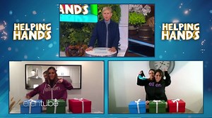 I came up with a new game called "Helping Hands." | Ellen DeGeneres