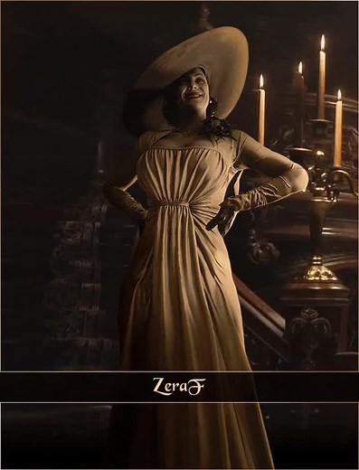 Lady Dimitriscu - Resident Evil Steam Artwork Design (2D Animation) #2danimation #steamartwork #steam #graphicdesign #gaming #residentevil #candles