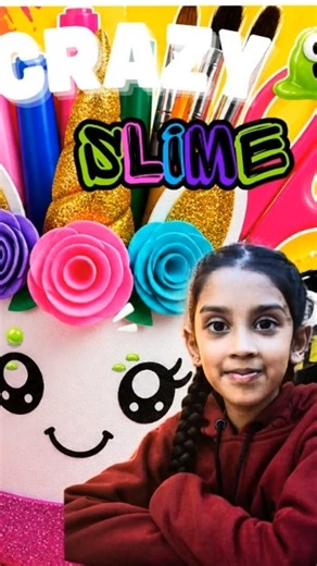 Art and craft in the egg shell. crazy slime #shorts