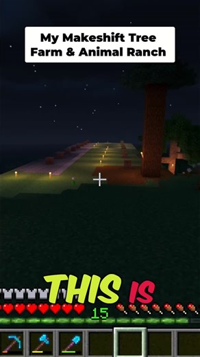 The Minecraft Mama on Instagram: "Look at this cute lil' tree farm! I'm obsessed. A girl's gotta get wood somehow, even on this potato PC, LOL! Building my dream, one block at a time. ❤️ #MinecraftMama #Minecraft #GamingMom #PotatoPC #CozyGaming #TreeFarm"