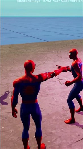 spider-man pointing meme in fortnite #fortnite #meme