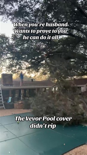 Husband's New Tool: Safe Pool Cover Installation