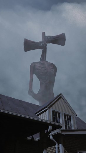 A scary siren head appeared in our town Shorts film #sirenhead#horror#scary#creepy#scp#art#horrorfan#horrorfilm#rec#foryou#vfx#cg#3D#anime