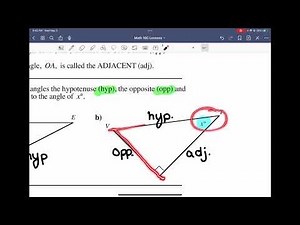 Math 10C Unit 6 Trigonometry L1: Trigonometric Ratios