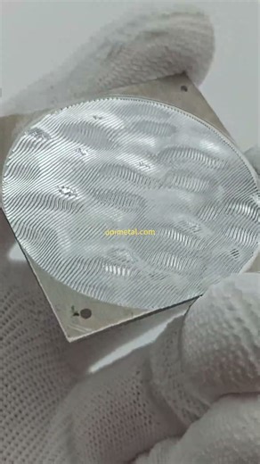 Iridescent Wave-Patterned Aluminum Guilloché Dials #guilloche #watchdial