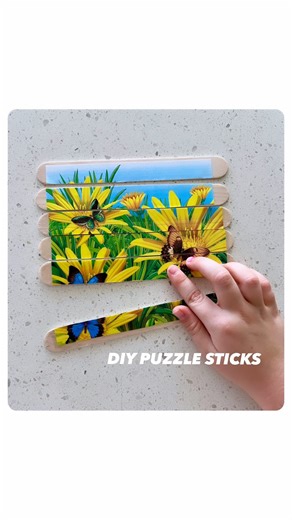 Comment “PUZZLE” for this FREE DIY Puzzle Stick printable! MATERIALS you’ll need: 🪲Free printable 🐞Medium sized popsicle sticks 🐜Glue 🐝Utility knife 🦋Clear tape INSTRUCTIONS: 👉🏼Secure your sticks with tape at the back. 👉🏼Cut and paste the picture on the popsicle sticks 👉🏼Use a utility knife to cut the sticks apart OPTIONAL: Make use of a permanent marker to number the sticks - if you want to make it easier for your little one.☺️ Have fun!🙌🏻 #momsofinstagram #puzzles #diy #playhack #