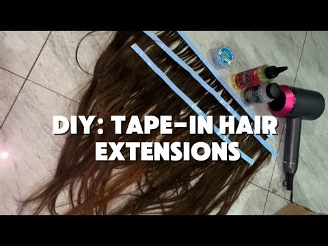 DIY : TAPE-IN HAIR EXTENSIONS