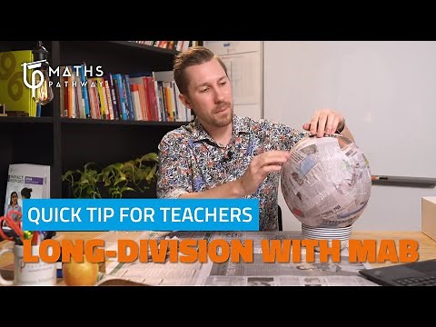 Long division with MAB | Classroom activity