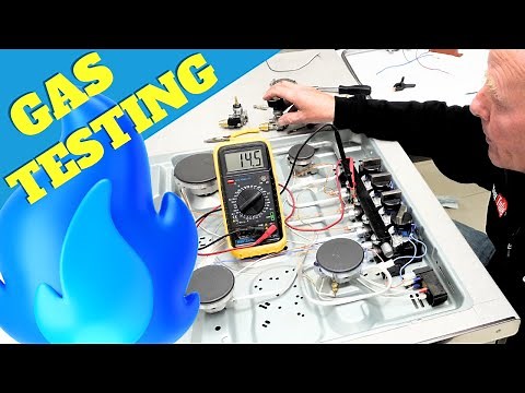 How to diagnose problems on gas stovetop or cooktop hob and how it works.