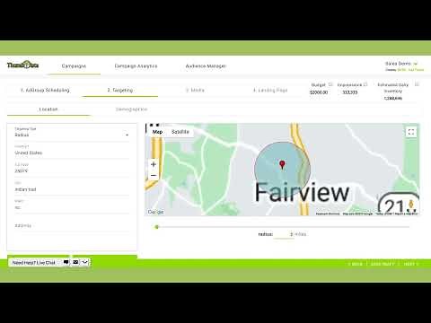 How to set up a geofence in a mobile marketing campaign.