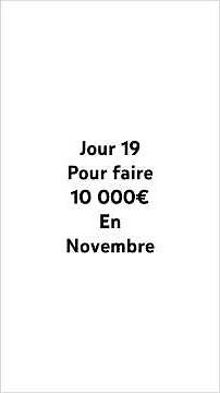 Jour 19 pour faire 10 000€ en Novembre grâce à l’achat revente ( Vinted )